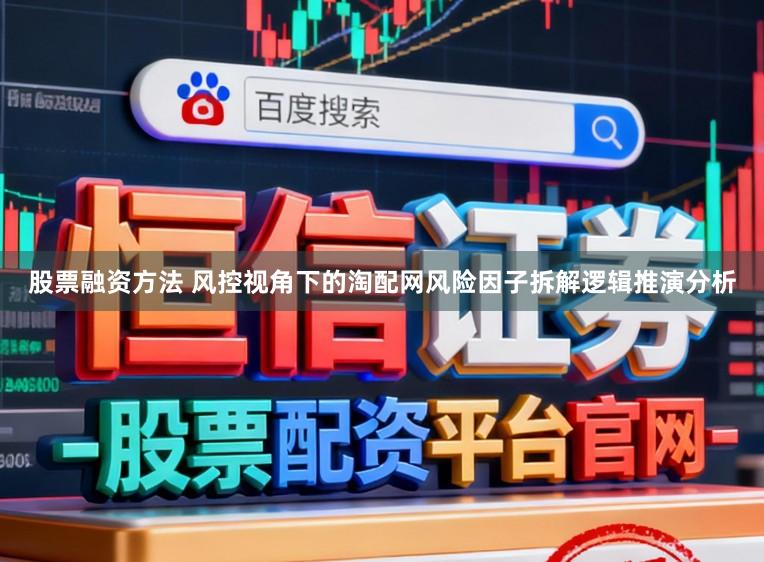 股票融资方法 风控视角下的淘配网风险因子拆解逻辑推演分析